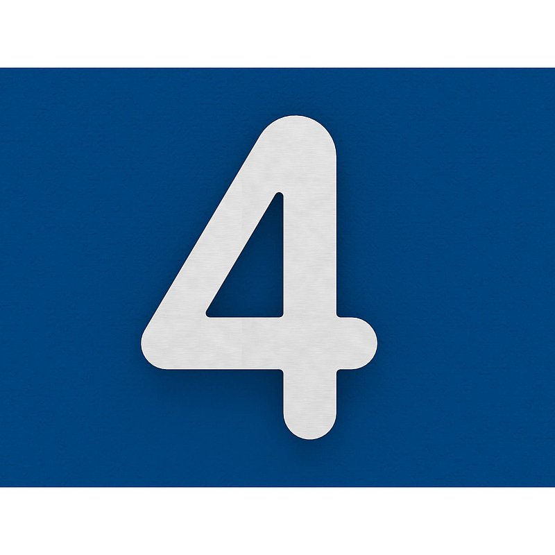 Numéro de maison 4 - "grand", V2A