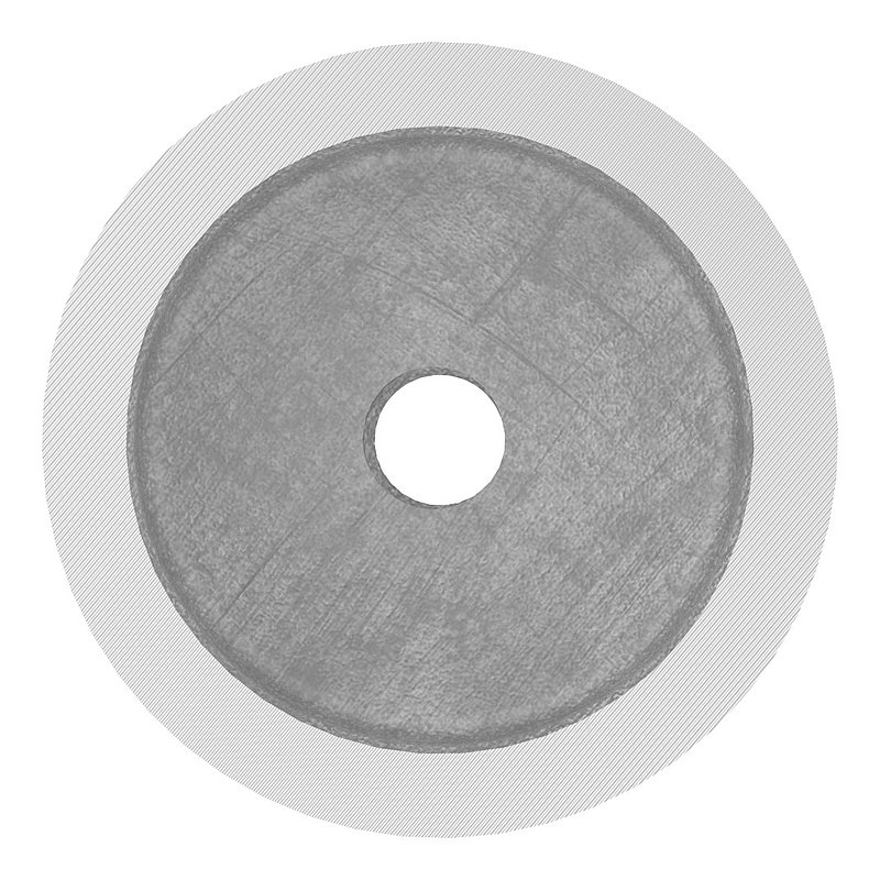 Lower part for 52mm glass point holder, D:20mm, with M10, AISI304