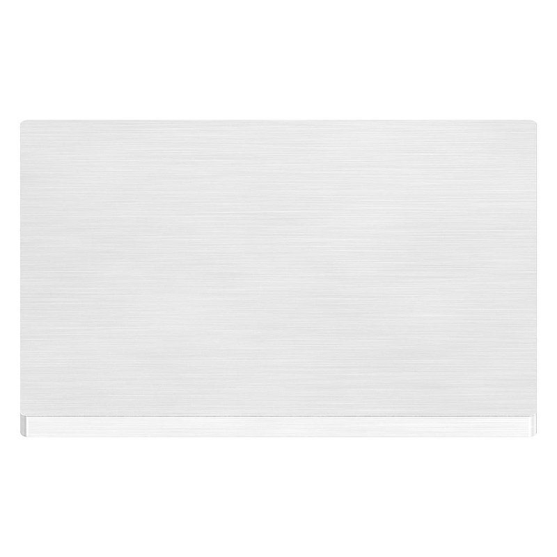 Plaque d'ancrage, 120x120x6mm, avec ponçage longitudinal, V2A