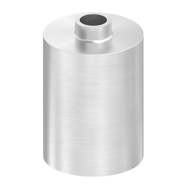 Unterteil Ø 30mm, mit Durchgangsbohrung , t: 40mm, V2A