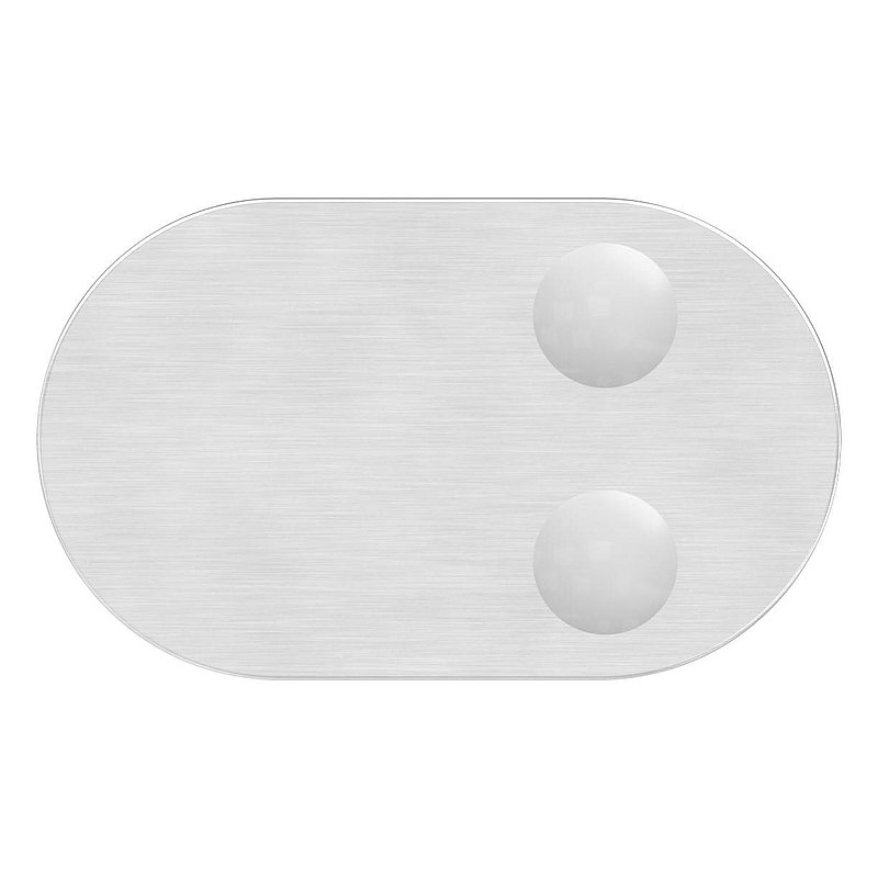 Sichtschutz Endglasklemme Mod. 25, V2A