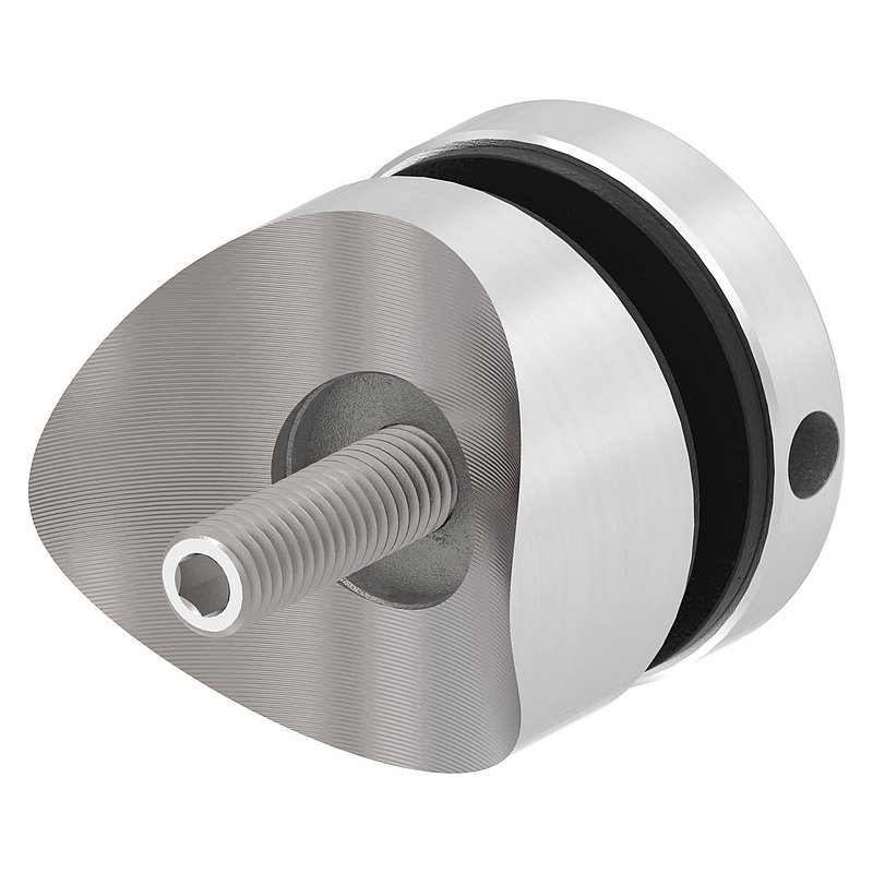 Glaspunkthalter 40mm, Anschluss: 42,4mm, V2A
