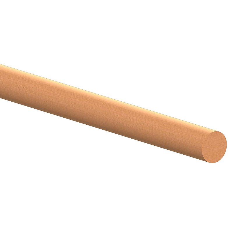 Holzhandlauf Buche, Ø42,4mm, L: 1500mm