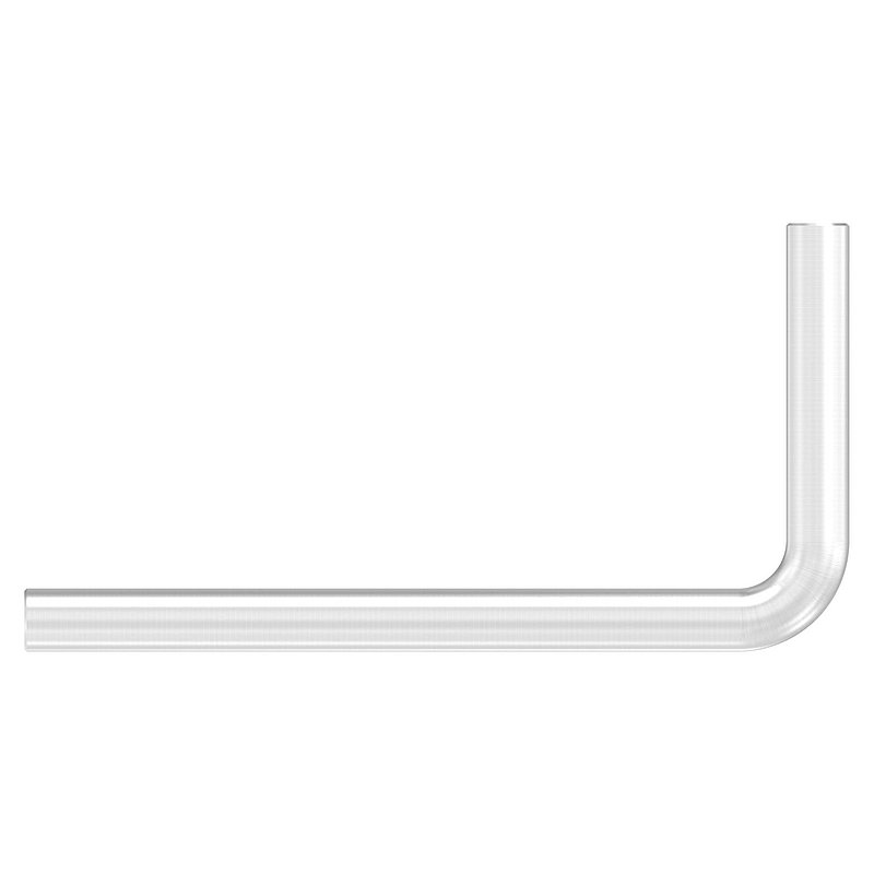 Bügel Ø 12mm, 90° gebogen, ohne Gewinde, V2A