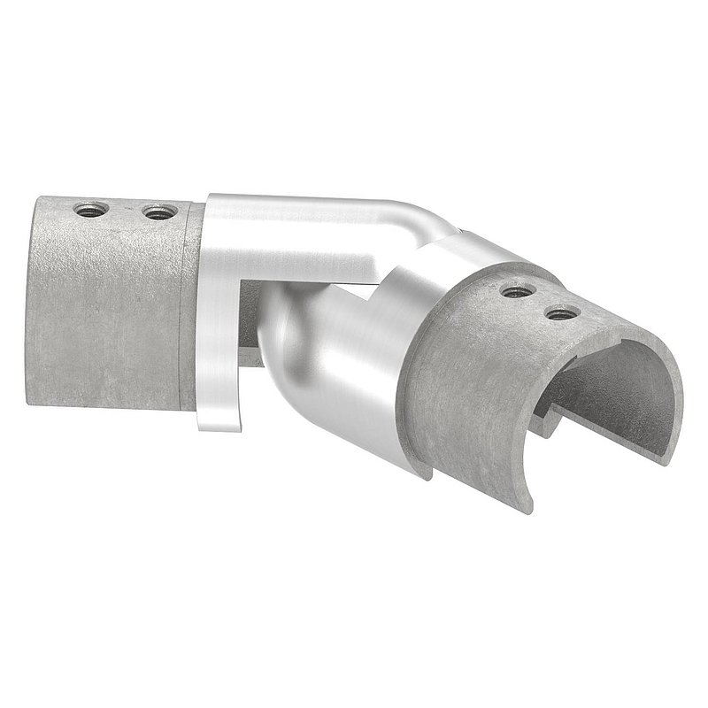 Raccord articulé pour tube à fond de gorge Ø 42,4mm, V4A