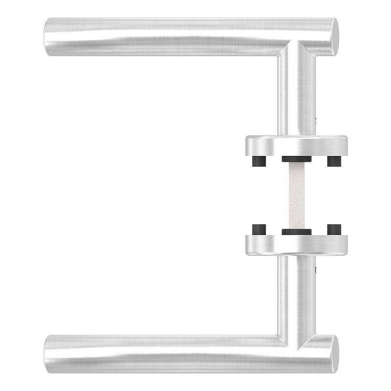 Paire de poignée de porte, pivotante, V2A