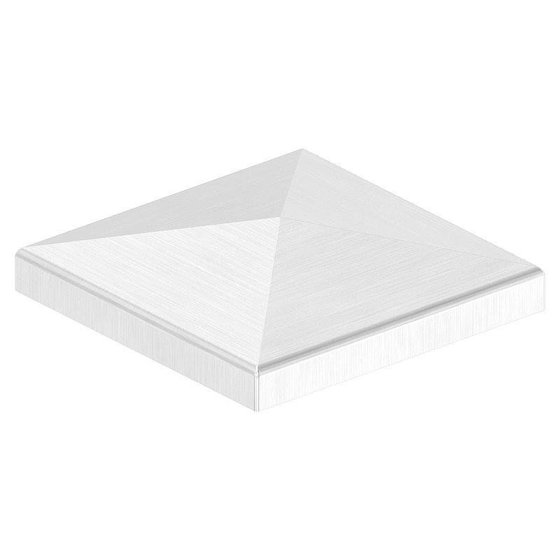 Pyramidenkappe, für Rohr 80x80mm, V2A