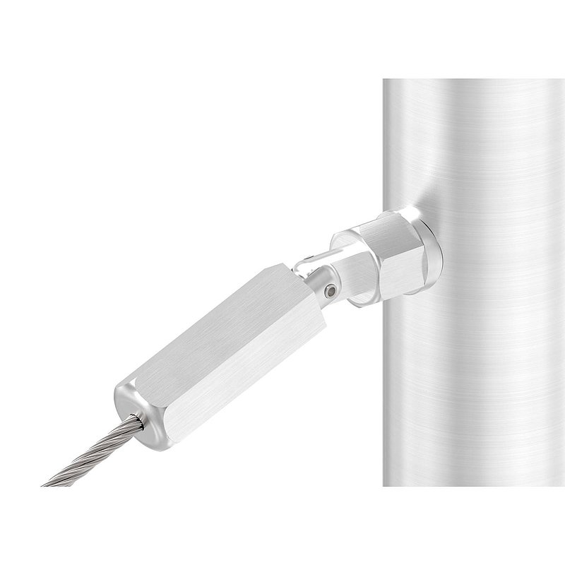 Gewindeterminal zur Selbstmontage, Seil 6mm, V2A