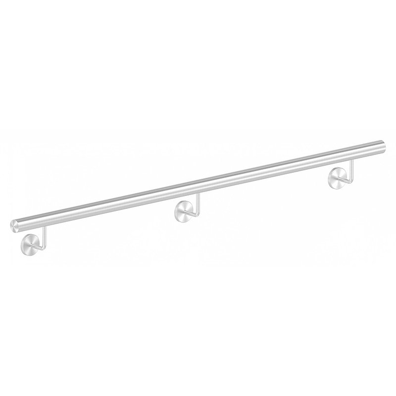 Handlauf, montagefertig, L: 1500mm, V2A