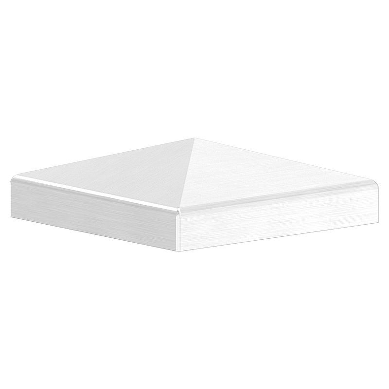 Pyramidenkappe, für Rohr 60x60mm, V2A