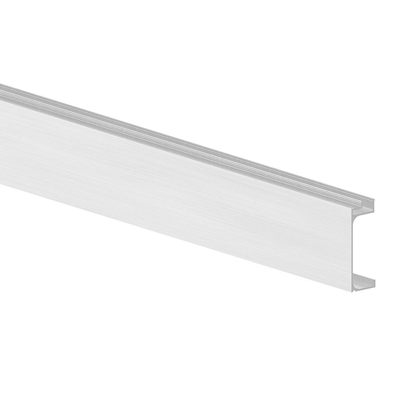 Cache pour profilé aluminium 80100-ALU-3000mm, L: 3000mm