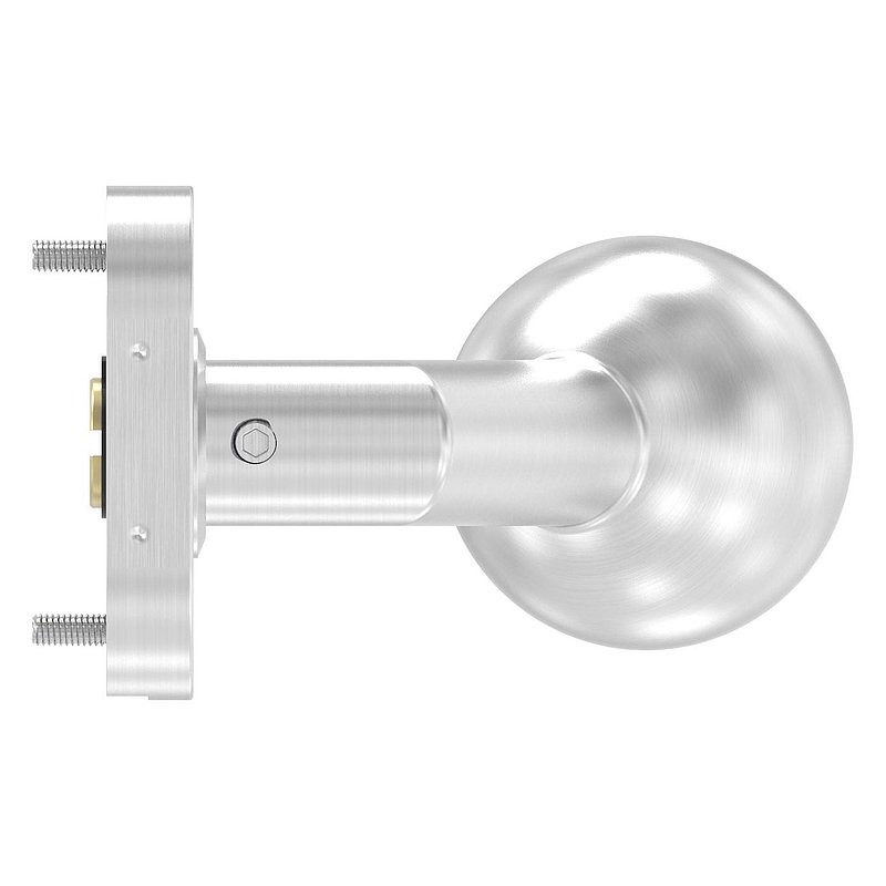 Bouton de porte, Ø 50mm, pivotant, V2A
