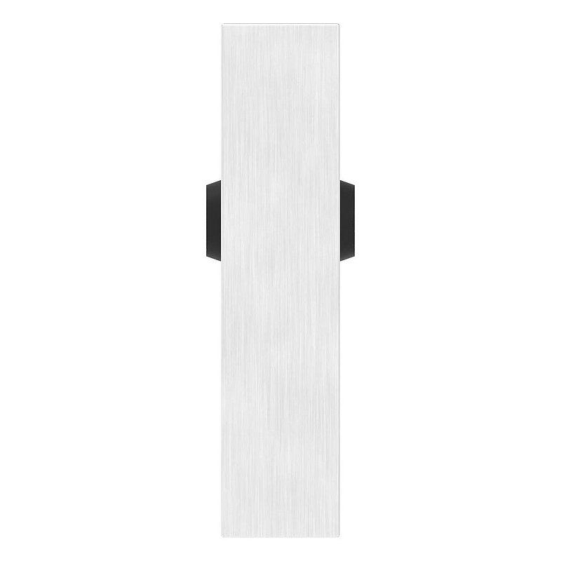 Stainless steel lock case with galvanised lock and hook latch for sliding gates, 40x94.5x173mm