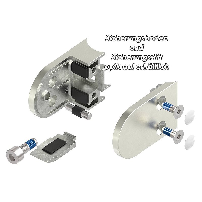 Glass clamp Mod. 38, connection: 33.7mm, VA effect