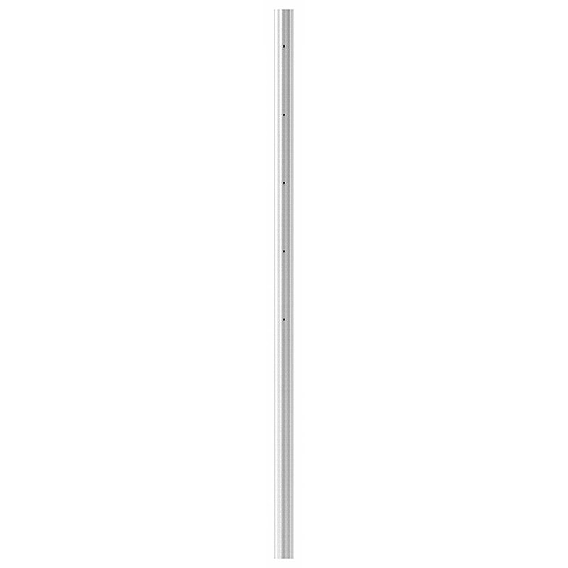 Stainless steel post made of 42.4 mm x 2.0 mm tube, AISI304