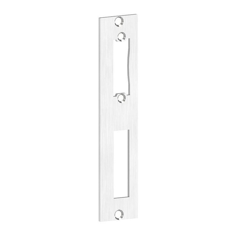 Edelstahlschließblech 172x36x3,0mm, für Abstand 72mm, V2A
