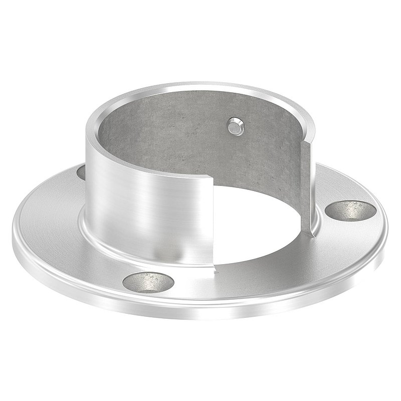 Wandbefestigung für Nutrohr 48,3mm, V2A