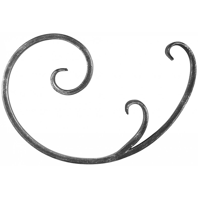 C-Schnecke 16x8mm, 275x180mm, einseitig