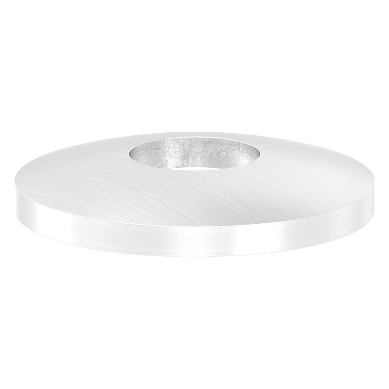 Gewölbte Schale, Ø 33,7mm, mit Bohrung 12,2mm, V2A