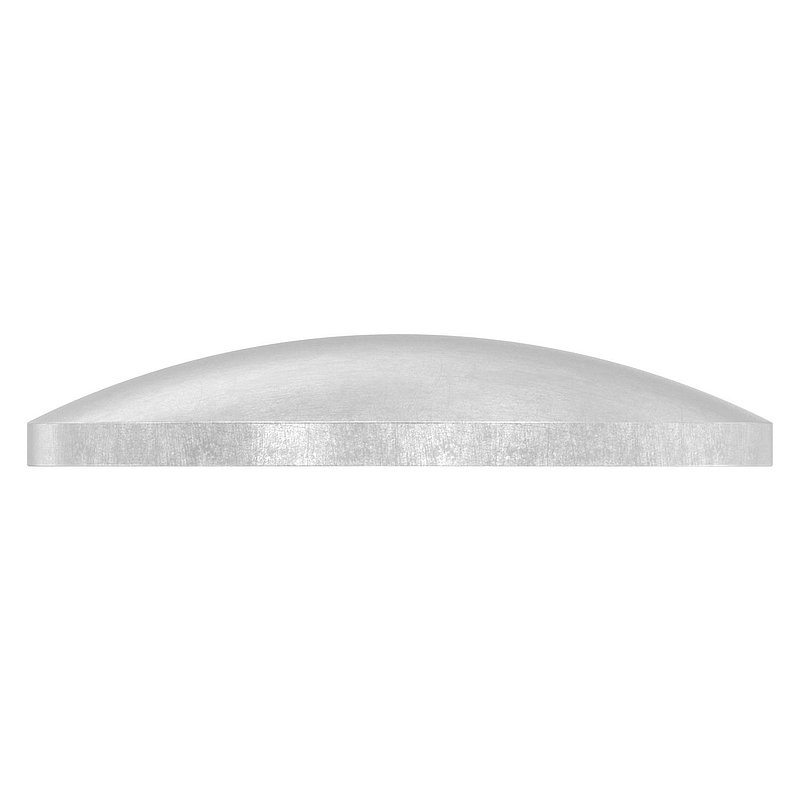 Embout bombé pour tube Ø 33,7x2,0mm, H: 6mm, V4A