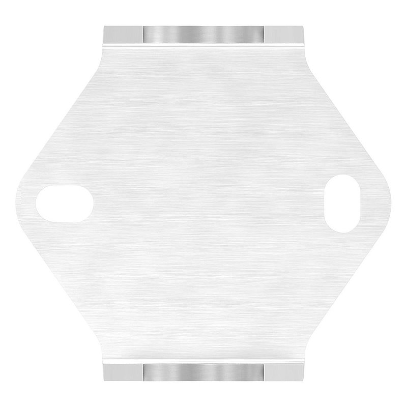 Wandbefestigung für Rohr 42,4mm, V2A