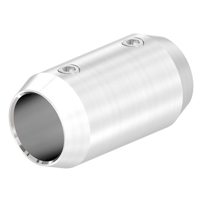 Bar connector for 14mm round, L: 36mm, Ø 20mm, AISI304