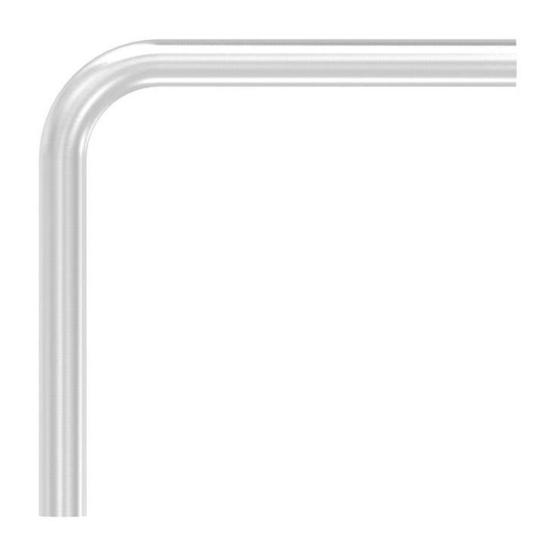 Tube bend 90°, made from 26.9x2.0 mm tube, AISI304