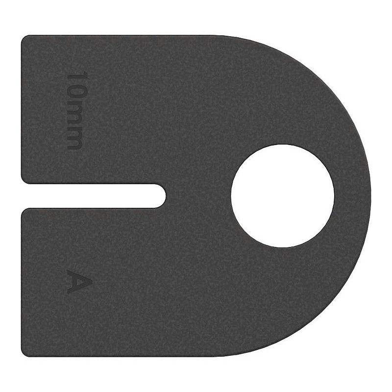 Rubber for Mod. 12, toughened safety glass 10mm