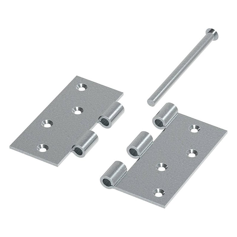 Scharnier 102x102x2,5mm mit herausnehmbaren Zapfen