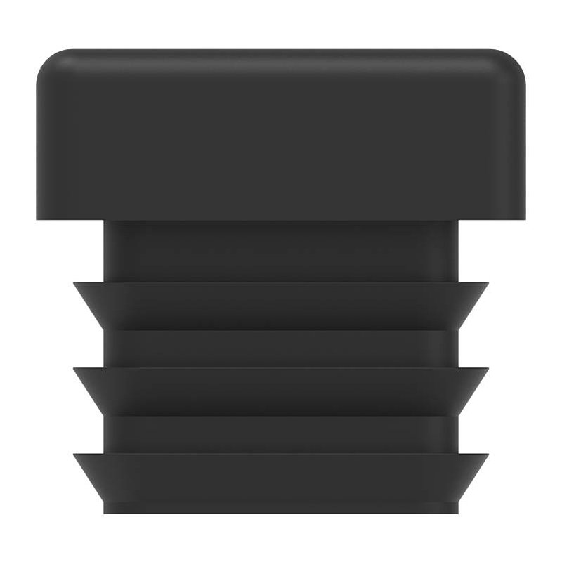 Bouchon plastique pour tube carré 25x25mm
