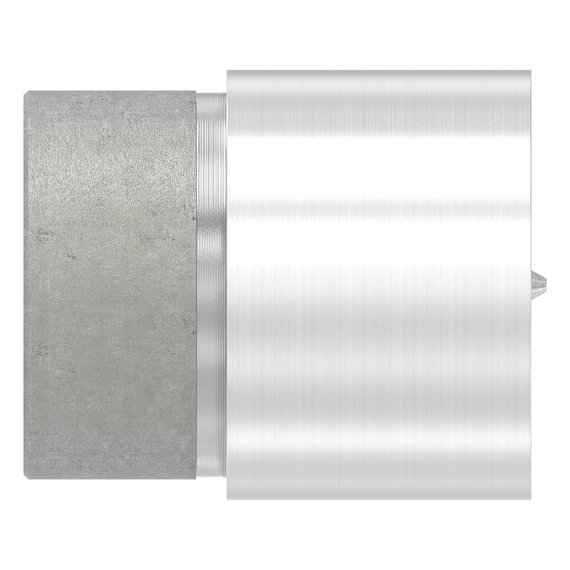 Verbinder für 42,4mm Holzhandlauf, V2A