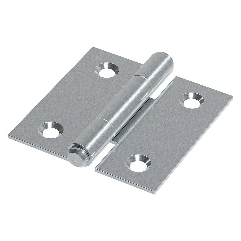 Scharnier 30x30mm mit festem Zapfen