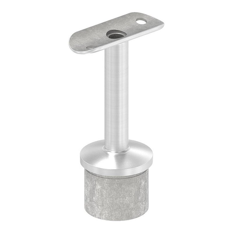 Tube end plug with pin for LED handrail, AISI316
