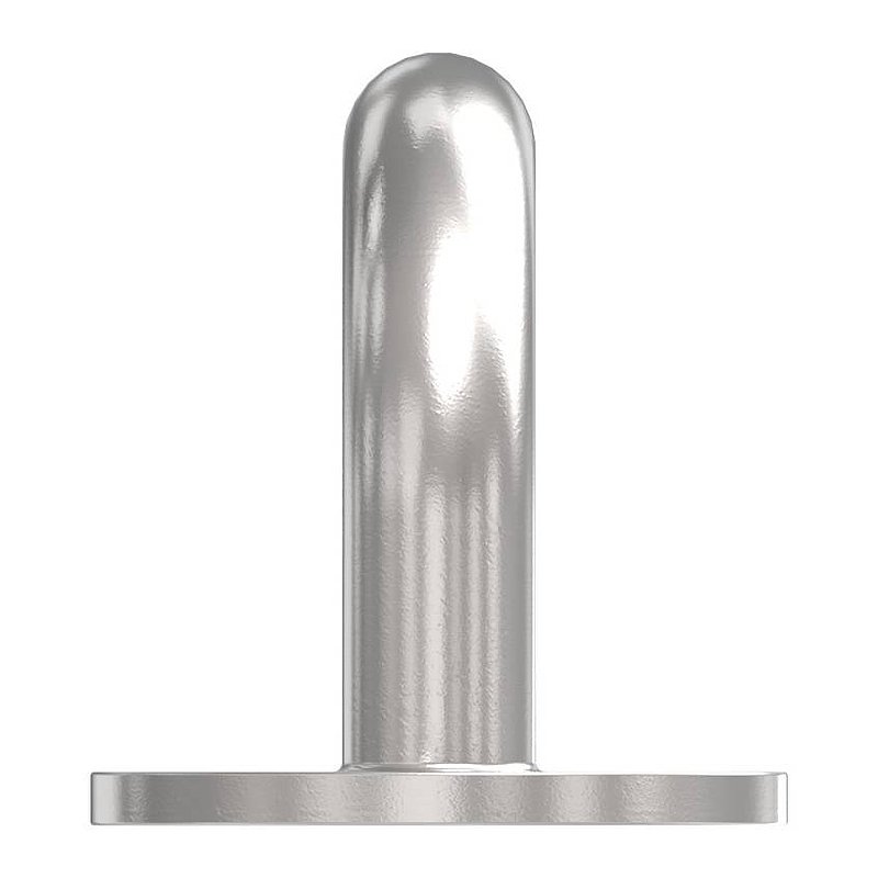 Fixing eyelet with oval plate AISI316
