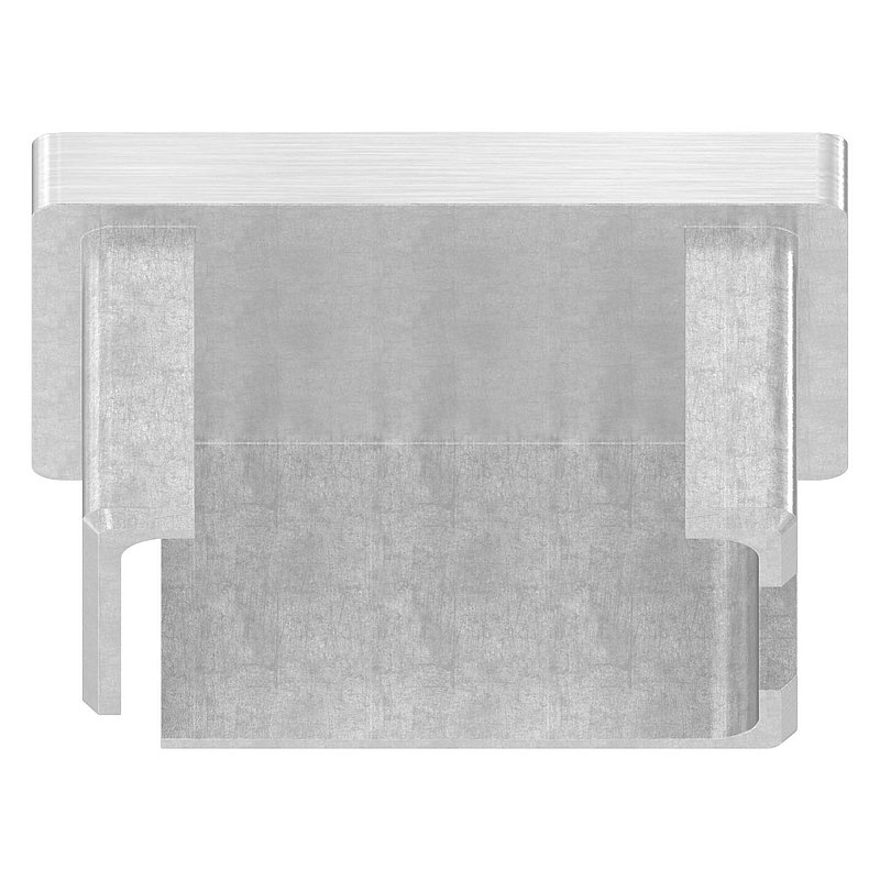 Push-in cap, for tube 50x40x3.0mm, AISI304