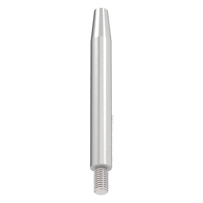 Stift Ø 12mm, L: 100mm, abgedreht, V2A
