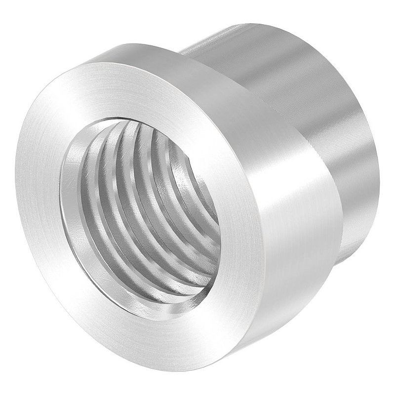 Douille taraudée, adapté au gond 120-M20-VA, pour tube Ø 42,4mm, V2A