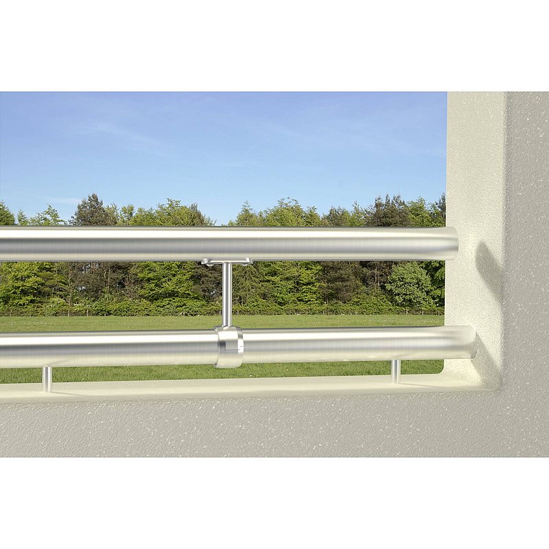 Handlauferhöhung für Rohr 42,4x2,0m, V2A