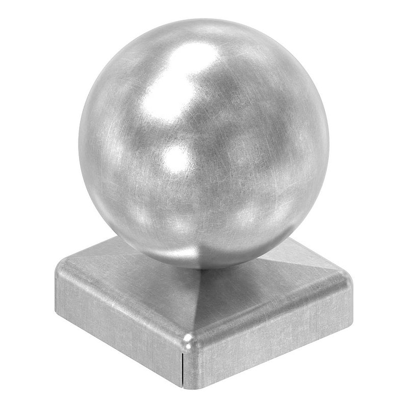 Pfeilerbedecker 30x30mm mit Hohlkugel Ø 40mm
