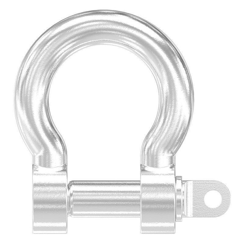 Gebogener Schäkel, M8, V4A