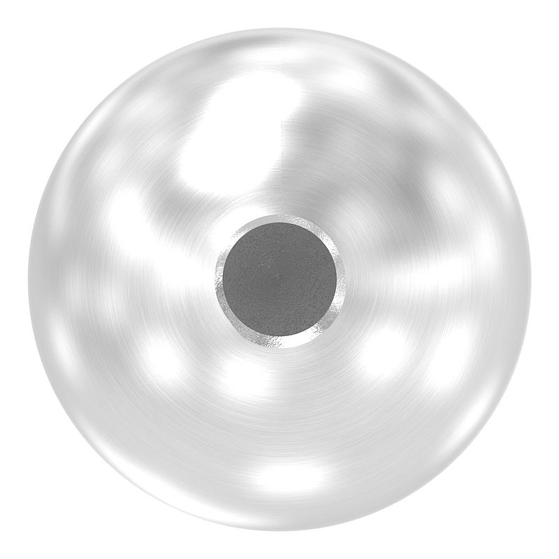 Vollkugel Ø 30mm mit Gewinde M8, V2A