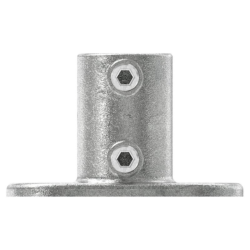 Wandhalter mit 2 Bohrungen, für Rohr Ø 42,4mm