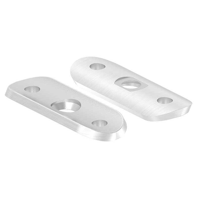 Plaque de raccordement de mains courantes, 42,4mm, V4A