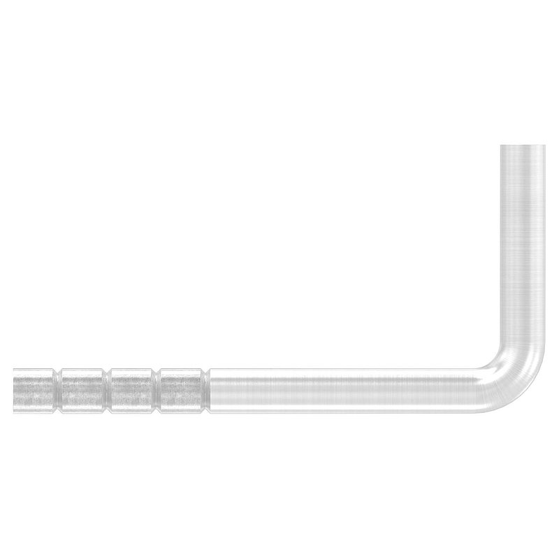 Handlaufhalter zum Einbetonieren, Bügel 14mm, V2A