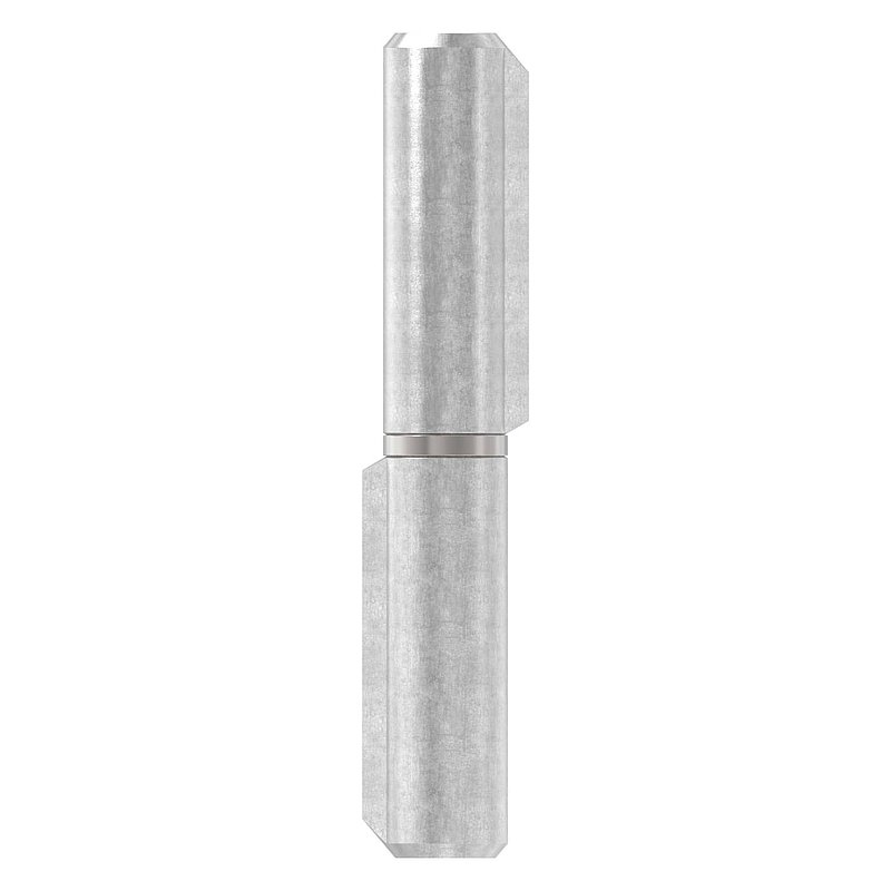 Anschweißband, L: 80mm, mit festem Stift, V2A