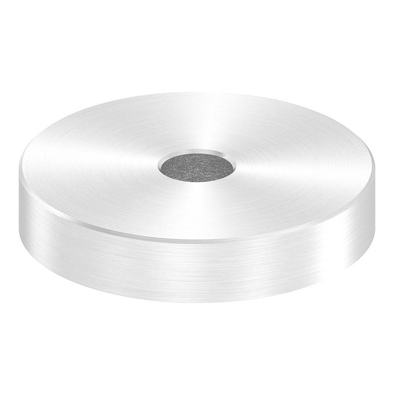 Unterteil Ø 52 mm, mit Durchgangsbohrung , t: 10mm, V2A