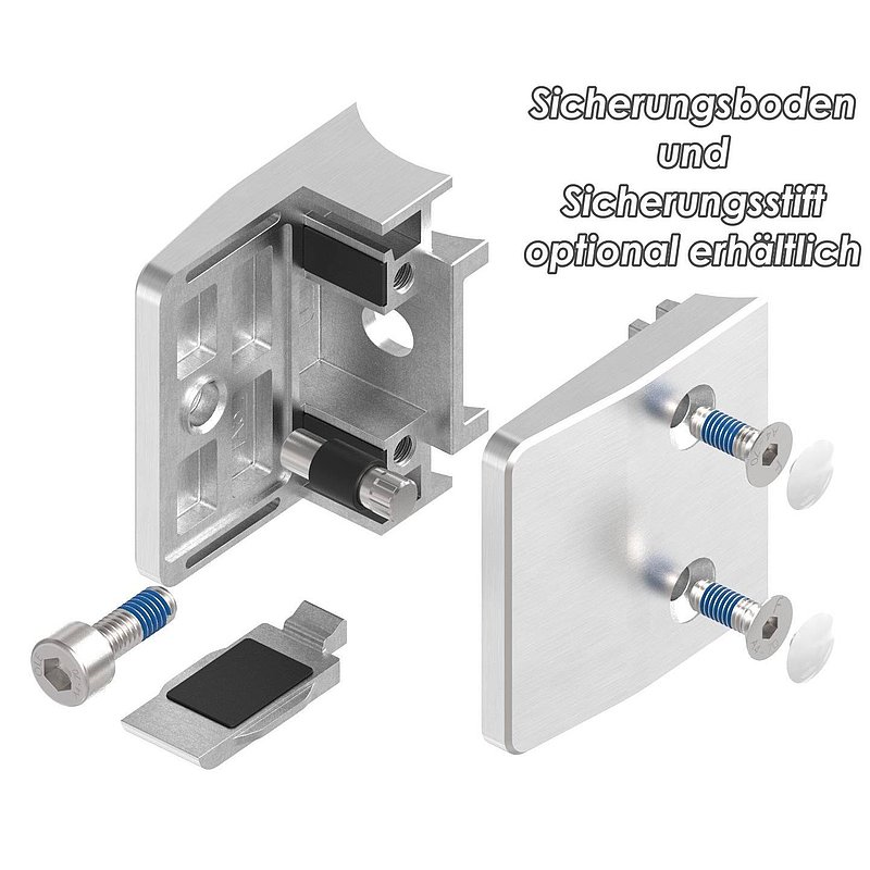 Pince à verre modèle 35, jonction: 48,3mm, V2A