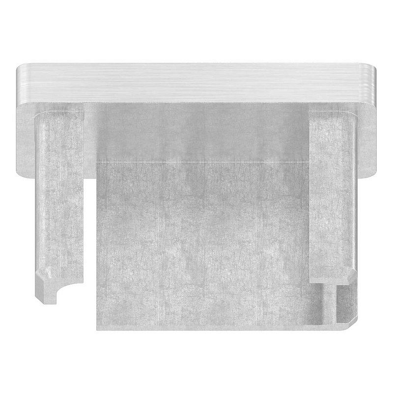 Push-in cap, for tube 40x20x2.0mm, AISI316