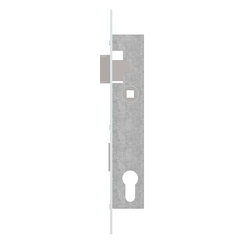 Rohrrahmenschloss verzinkt, Abstand 92 mm verzinkt, Dornmaß 22mm