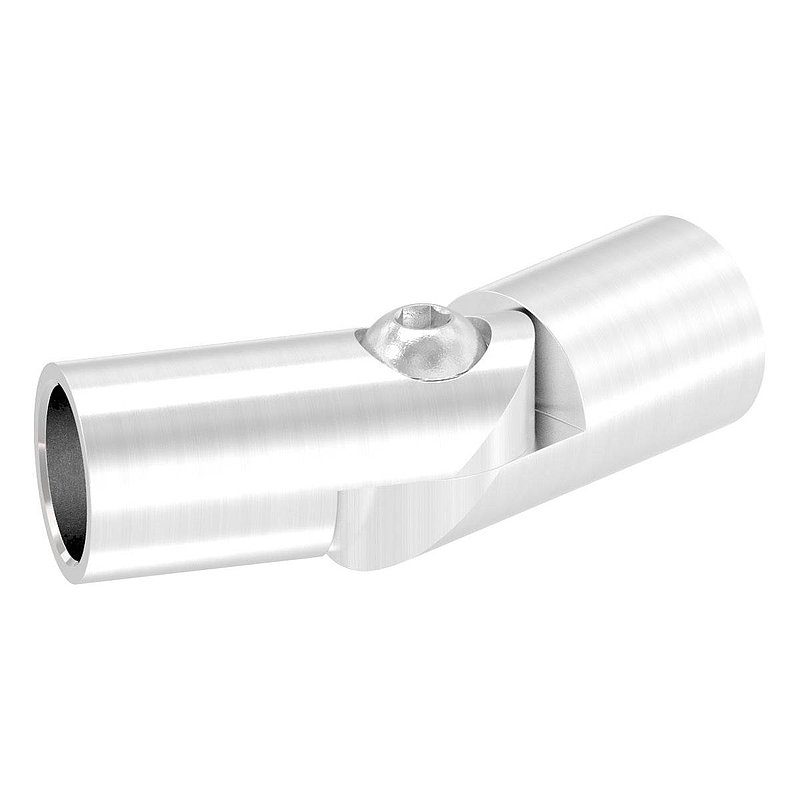 Rundstabverbinder mit Gelenk Ø 14mm, V2A